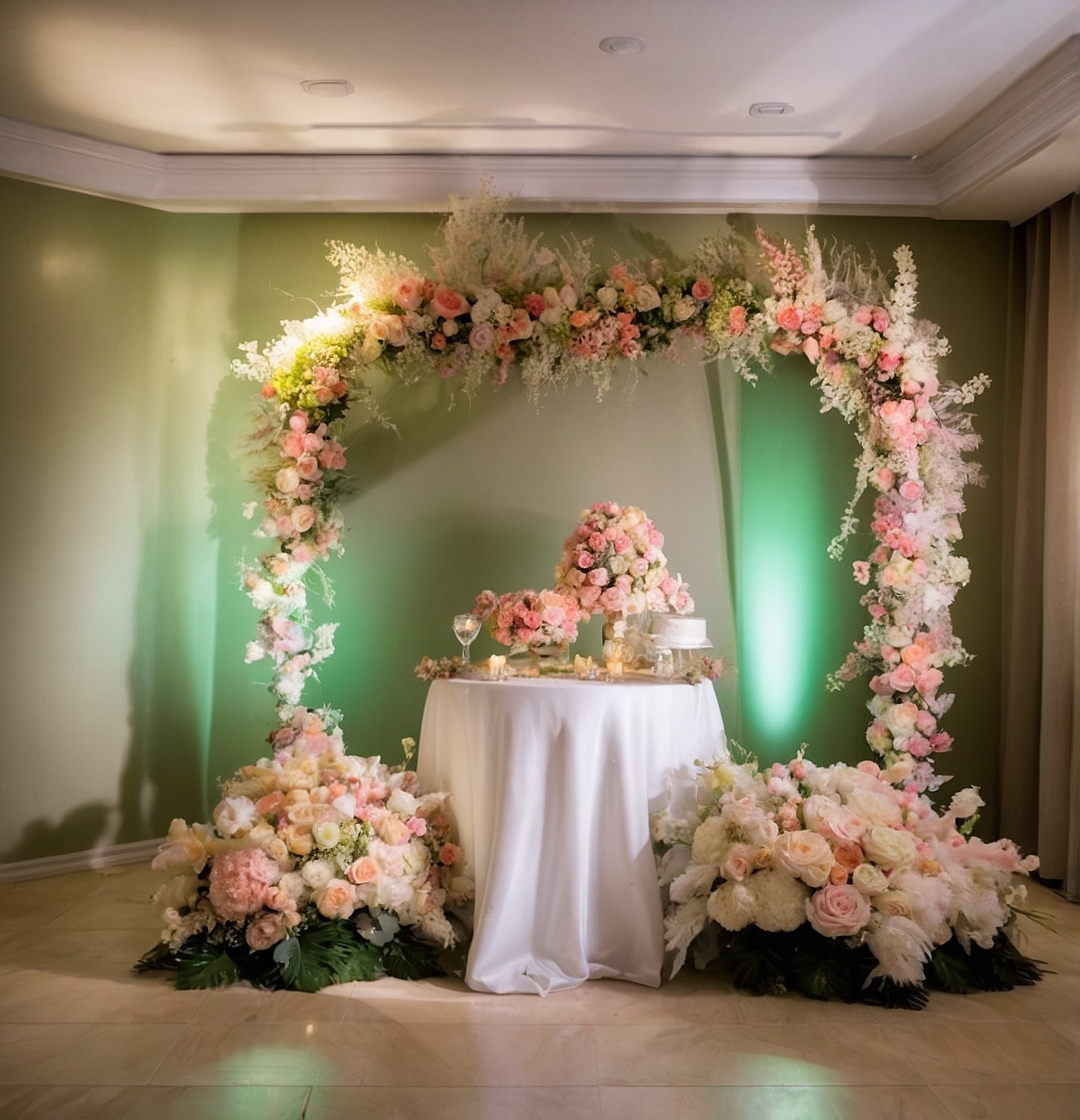 Decoración floral exclusiva para bodas.